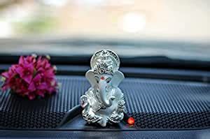 Buy SAUDEEP INDIA Lord Ganpati/Ganesha Idol for Car Dashboard, Desk ...