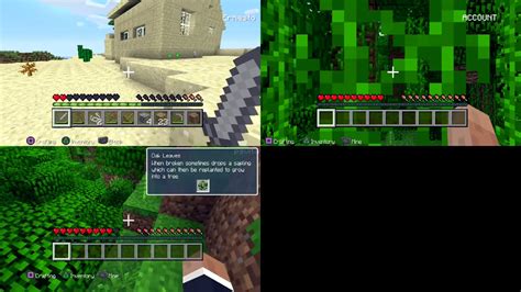 Image result for Minecraft PS4 3 Player Split Screen