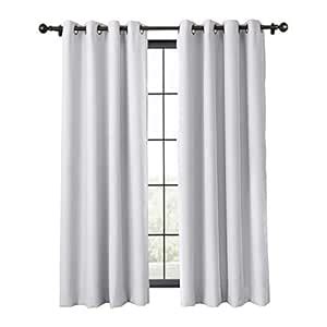 Buy ChadMade Flame Retardant Curtain Antique Bronze Grommet Eyelet ...