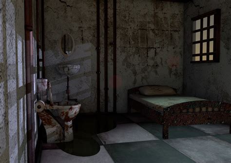 ArtStation - Abandoned Mental Asylum Room - Cinema 4D