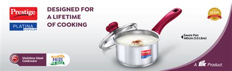 Buy Prestige Platina Popular Stainless Steel Gas and Induction ...