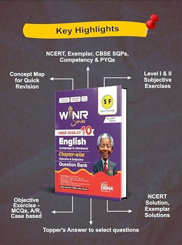 Disha WINR Series CBSE 2026-27 Class 10 English Language & Literature ...