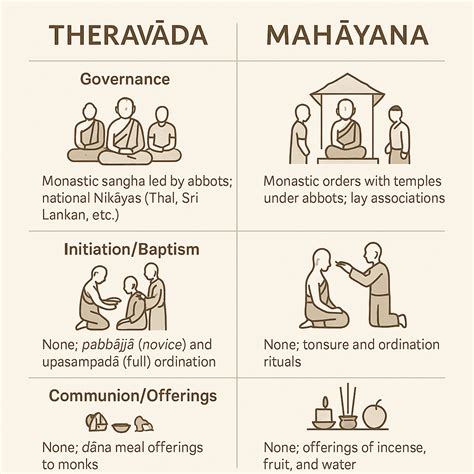Theravada vs Mahayana – Differences, Beliefs, and Comparison Chart