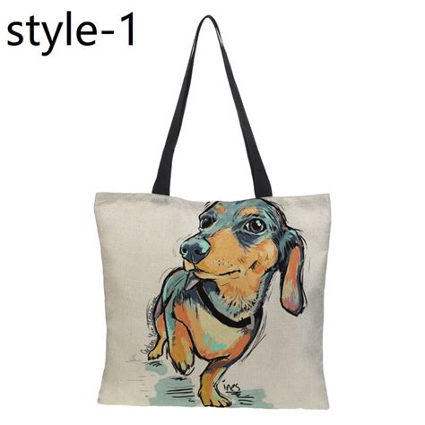 Dog Canvas Bag