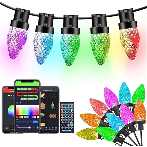 Avatar Controls 150-Count 99-ft Multi-function Multicolor LED Plug-In ...