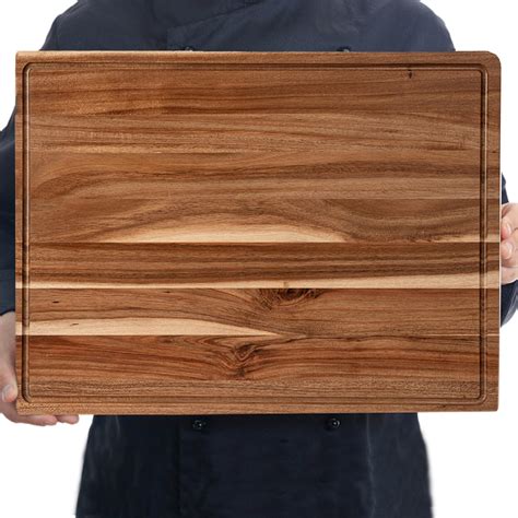 Extra Large Acacia Wood Cutting Board for Kitchen, 24 x 18 Inch Large ...