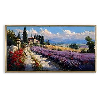 PAPER PLANE DESIGN Summer in Provence – Large HD Print Canvas Painting ...