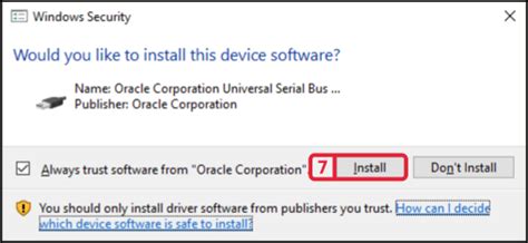 Image result for User Account Control VirtualBox Install