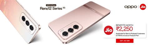 Get New Jio SIM with OPPO Reno 12 Series and Enjoy Benefits Worth ₹2250