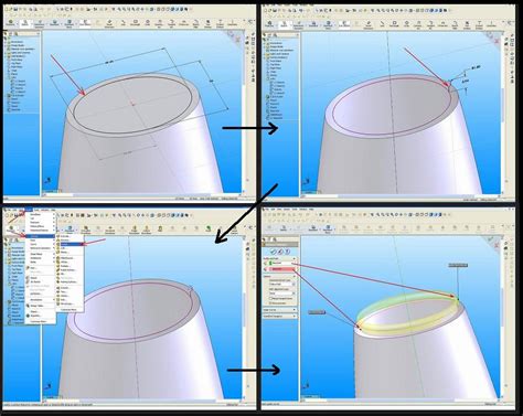 Image result for SolidWorks Sweep Feature Multiple Planes