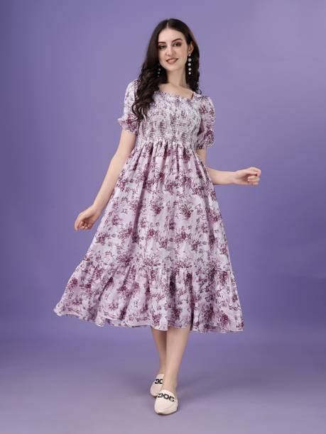 Floral Dresses - Buy Floral Dresses online at Best Prices in India ...