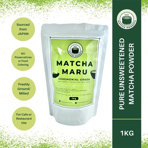 Pure Unsweetened Matcha powder for Cafe Use (Wholesale) from Japan 1KG ...