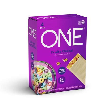 ONE Brands Protein Bar, Fruity Cereal, 20g Protein, 4 Count - Walmart.com