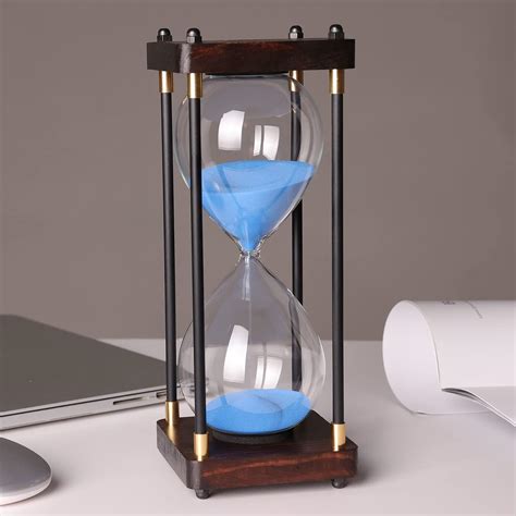 Amazon.com: Premium Large Hourglass Sand Timer 60 Minutes, Decorative ...
