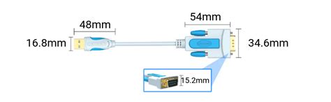 Vention USB2.0 to DB9 RS232 Port DB9 Pin Cable Adapter | USB to serial ...