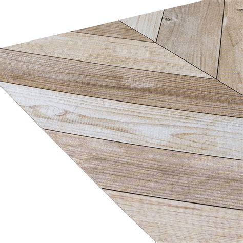 Creative Home: Retro 1.5mm Thick Vinyl Tiles: 629 Whitewash Chevron ...