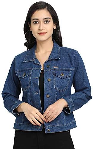 Buy River of Design Women's Solid Regular Denim Jacket (6022_XL_Blue_XL ...