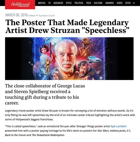 Drew Struzan - Tribute Poster on Behance