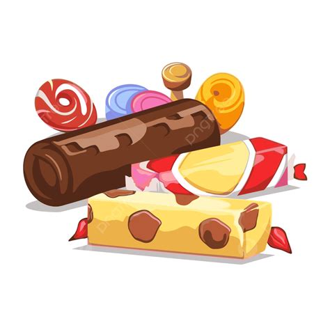 Animated Chocolate Candy Bars