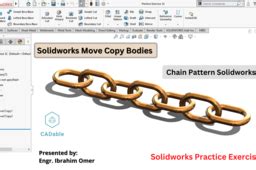 Image result for SolidWorks Chain Pattern Tutorial