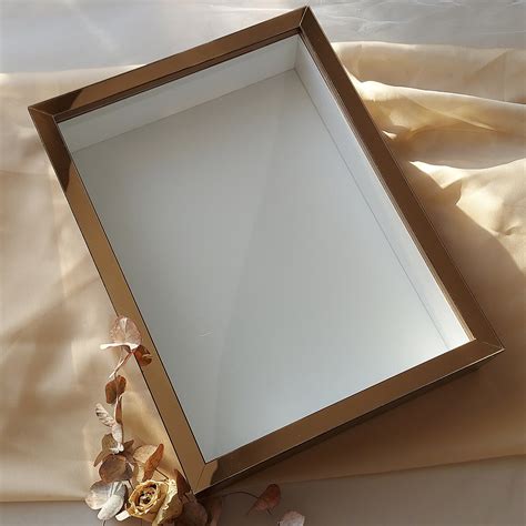 30x40 cm Bronz Pleksi Kaplı İsimsiz Gül Anı Çerçevesi-HKM Ticaret