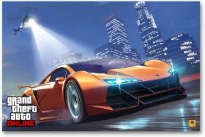 Cars Wall Poster - GTA 5 - HD Quality Wall Poster Paper Print ...