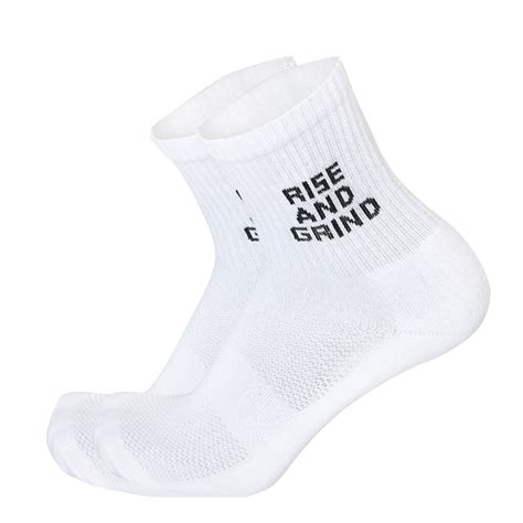 Rise And Grind | Printed Cotton Socks for Men – Buy Online India | Jivaachi
