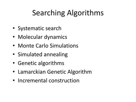 Image result for Search Algorithm Docking