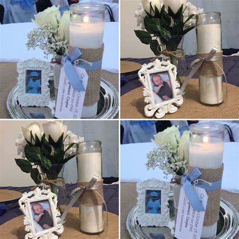 Got this idea from Pinterest (of course!) Baptism, baptism decorations ...