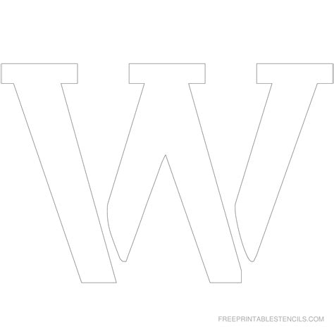 5 Inch Letter Stencils Printable Free
