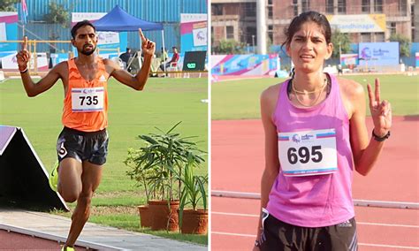 National Games: UP strike double gold, Abhishek and Parul win 5000m