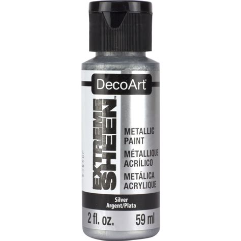 DecoArt Extreme Sheen - 59 ML Bottle - Silver | Art Lounge