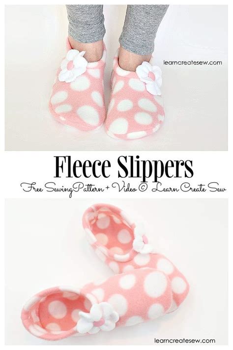 Image result for Fleece Slipper Pattern