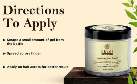 Buy KHADI SHUDDHA Frizzy Unscented Nourishing Hair Cream - No Sulphate ...