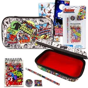 Marvel Avengers School Supplies Set - Avengers Stationery Bundle with ...