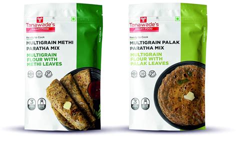 Tanawade’s Smart Food Paratha Combo (Pack of 2) – Instant Methi Paratha ...