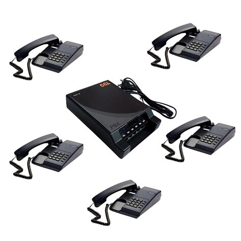 NAVKAR SYSTEMS Combo-CN80 CCL 105 EPABX Intercom with Set of 5 Beetles ...