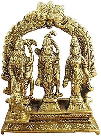 Buy ARYADIT Metal Shri Ram Darbar with Hanuman Ji for Home Temple and ...