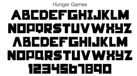 hunger games font | Hunger games font, Game font, Hunger games