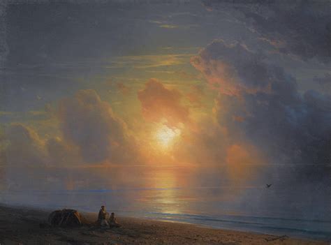 Art Prints of Sunset Over Ischia by Ivan Konstantinovich Aivazovsky