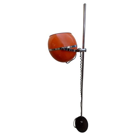 Vintage Space Age Sculptural Moon Globe Floor Lamp by Modeline at 1stDibs