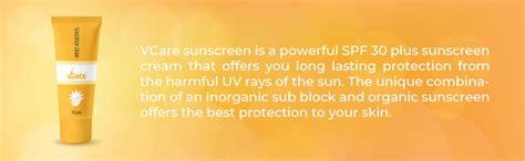 VCare Sunscreen Cream, 50 gm, (Pack Of 2) : Amazon.in: Beauty