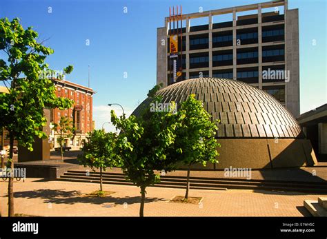 Planetarium, Centennial Centre, Winnipeg, Manitoba, Canada Stock Photo ...