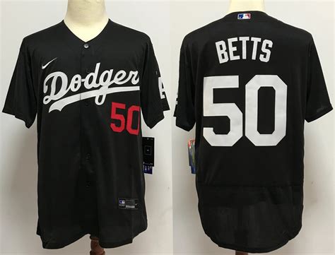 Mookie Betts Los Angeles Dodgers Official Nike Jersey Black – Ultimate ...