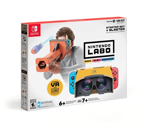 Nintendo Switch Labo VR Kit: DIY Toy-Con 04 Starter Set + Blaster ...