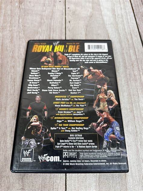 WWF Royal Rumble 2002 DVD WWE WCW ECW The Rock India | Ubuy