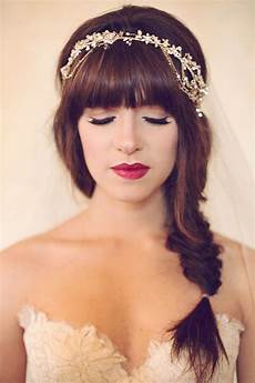 Wedding Updo Hairstyles With Bangs by 39 Wedding Hairstyles With Bangs Magment Wedding Updo Hairstyles With Bangs