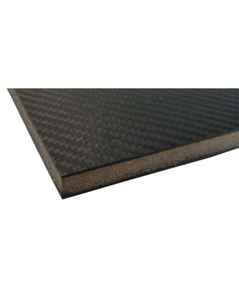 Plancha sandwich de fibra de carbono con núcleo interior - 1000 x 800 x ...
