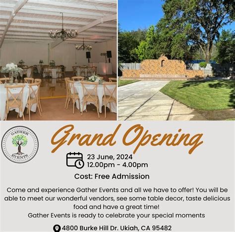 Grand Opening, 4800 Burke Hill Drive, Ukiah, CA, 23 June 2024 ...