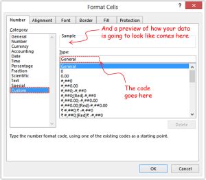 Excel Custom Format Complete Guide 的图像结果